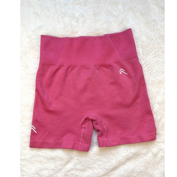 Oner Active Pants - Oner Active Compression Shorts Women Pink High Waisted-Small